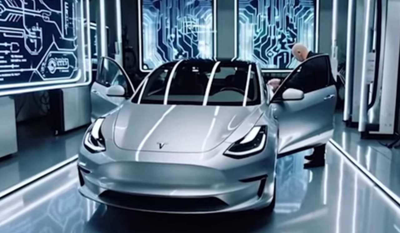 First Tesla electric car