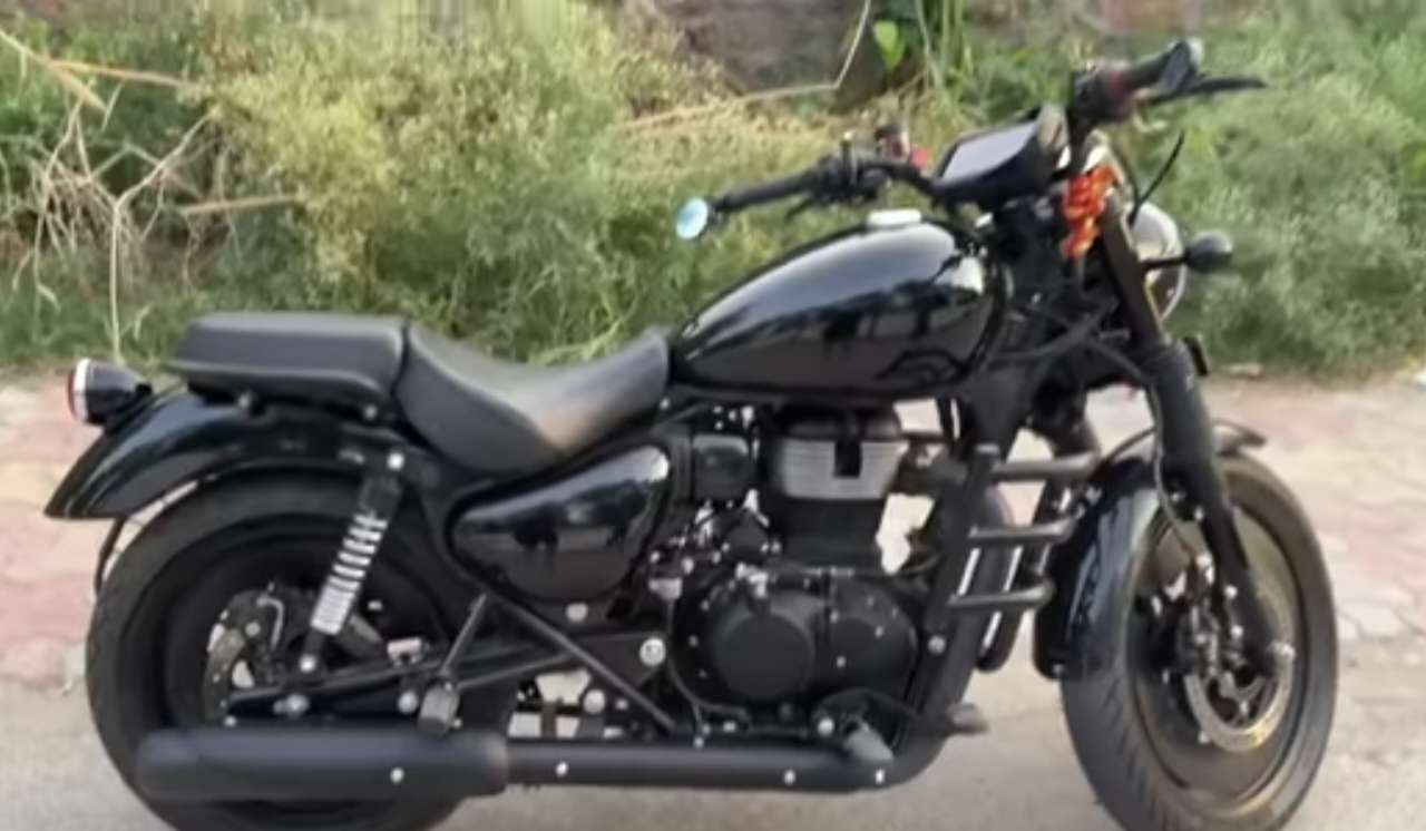 Modified Royal Enfield Meteor 350