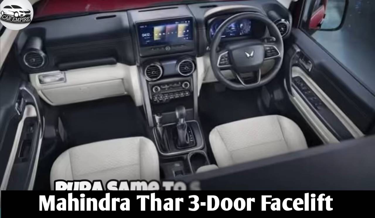Mahindra Thar 3-Door Facelift 2025