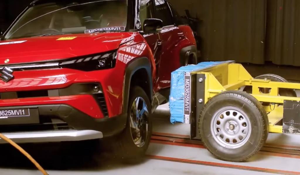 Maruti Suzuki Invicto crash testing