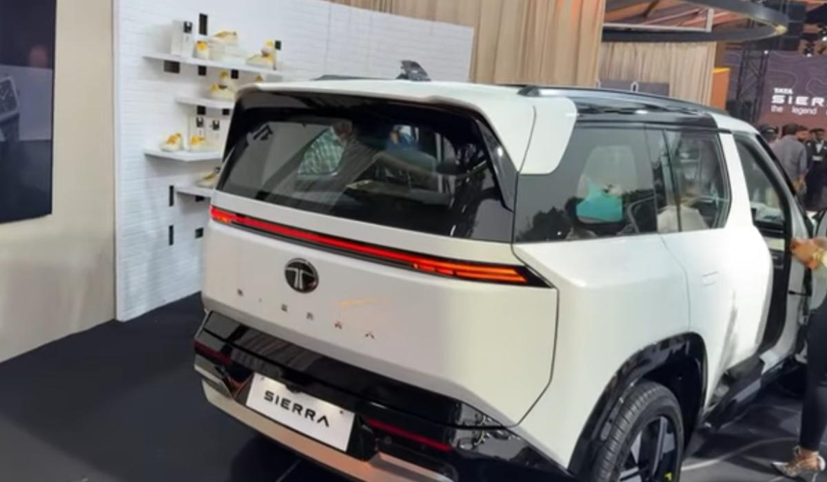 New Tata Sierra Back look