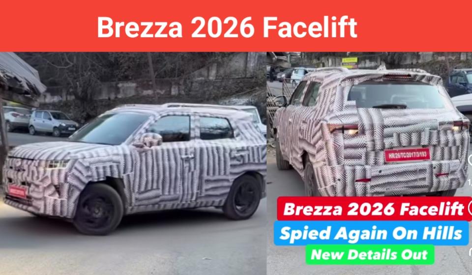 Brezza facelift 2026